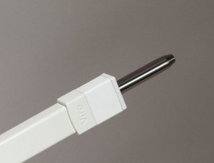 Los cerrojos de la Tranca Universal Viro son de acero macizo y miden 14 mm de diámetro.