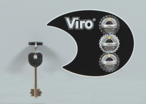 Puerta Viro Privacy con combinador mecánico.